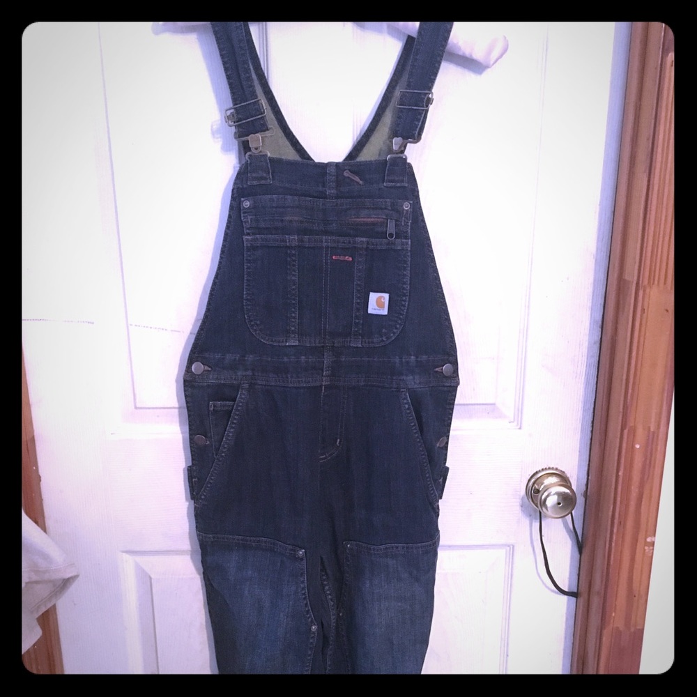 BNWT WOMENS Carhartt overalls with double knees